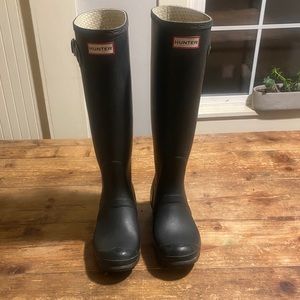 Hunter Black Rain Boots